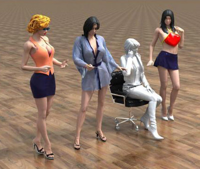 数字艺术之美 探索3D美女模型的电脑三维动画设计